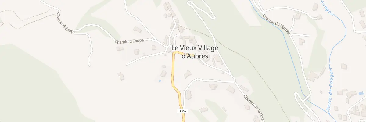 Plan du 5103 Le Village à Aubres