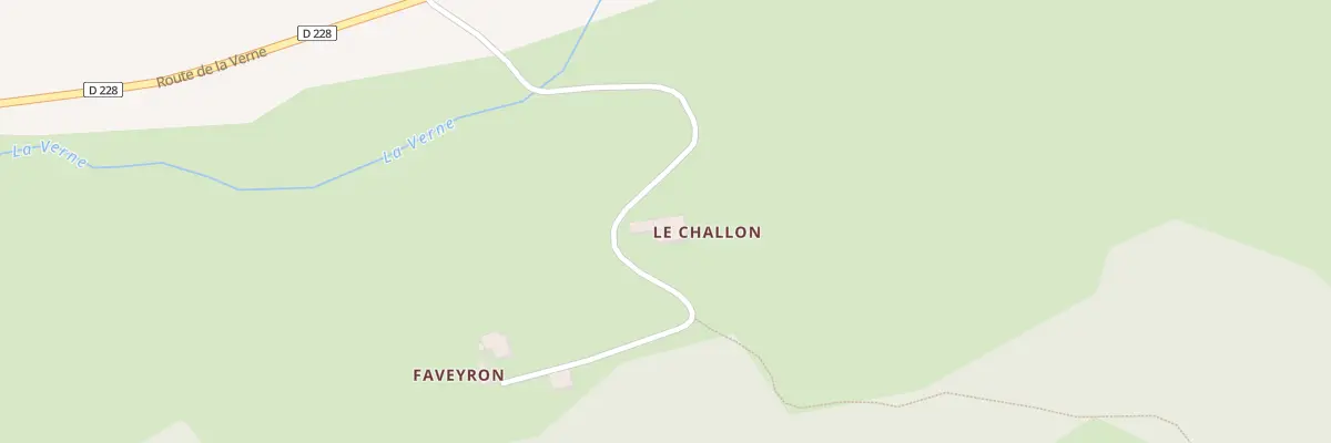 Plan du 5012 Le Challon à Valherbasse