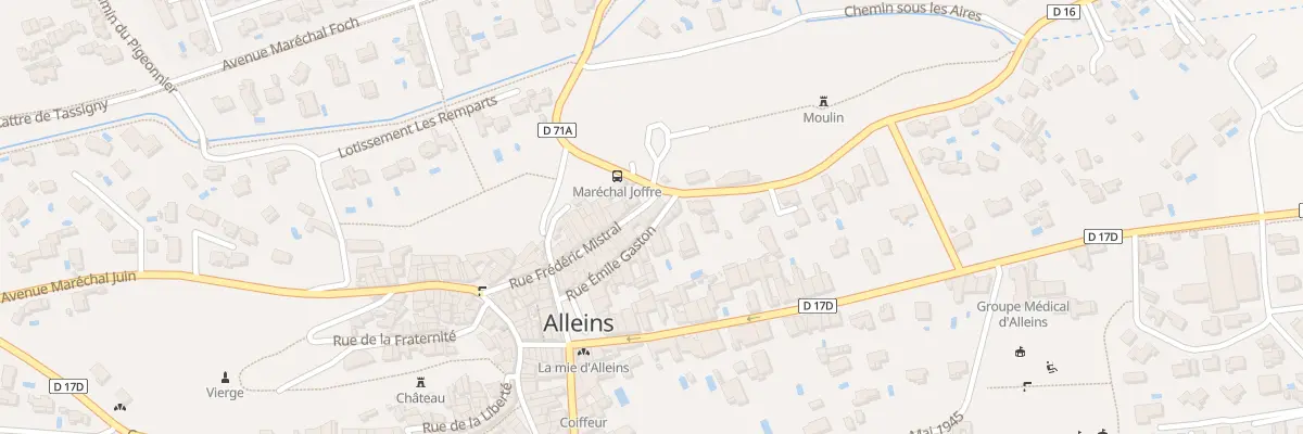 Plan du 68 Rue Emile Gaston à Alleins