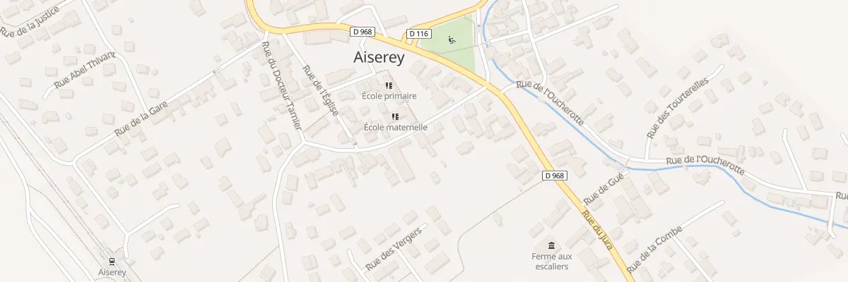 Plan du 9 Rue Bossuet à Aiserey