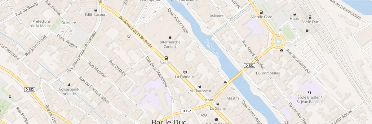 Plan du 38 Bd de la Rochelle à Bar-le-Duc