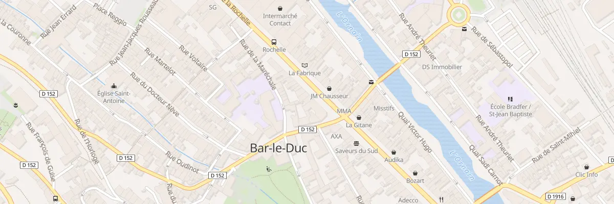 Plan du 57 Bd de la Rochelle à Bar-le-Duc