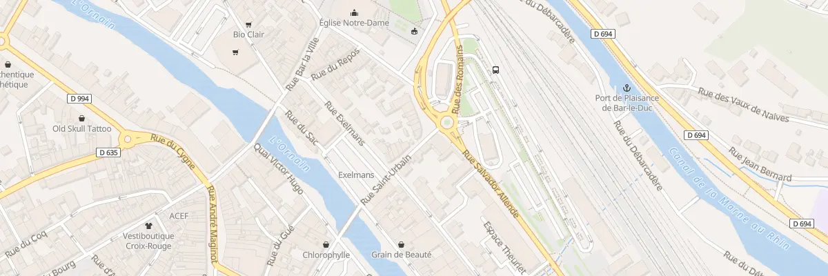 Plan du 14 Rue Saint Urbain à Bar-le-Duc
