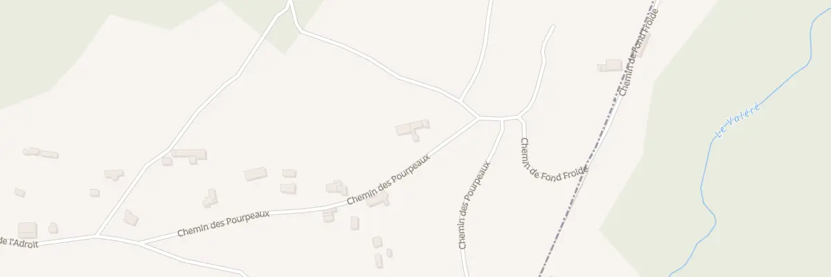 Plan du 425 Che des Pourpeaux à Valherbasse