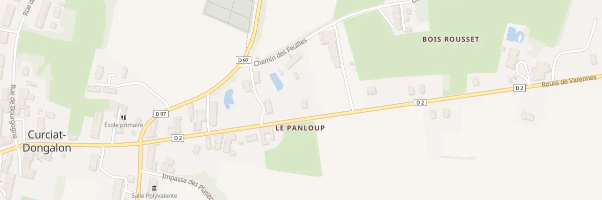 Plan du 277 Rte de Varennes à Curciat-Dongalon