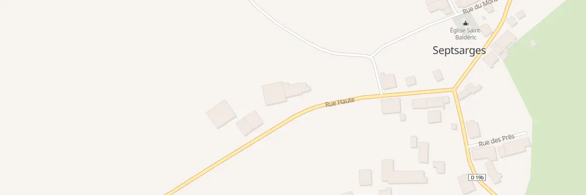 Plan du 10 Rue Haute à Septsarges