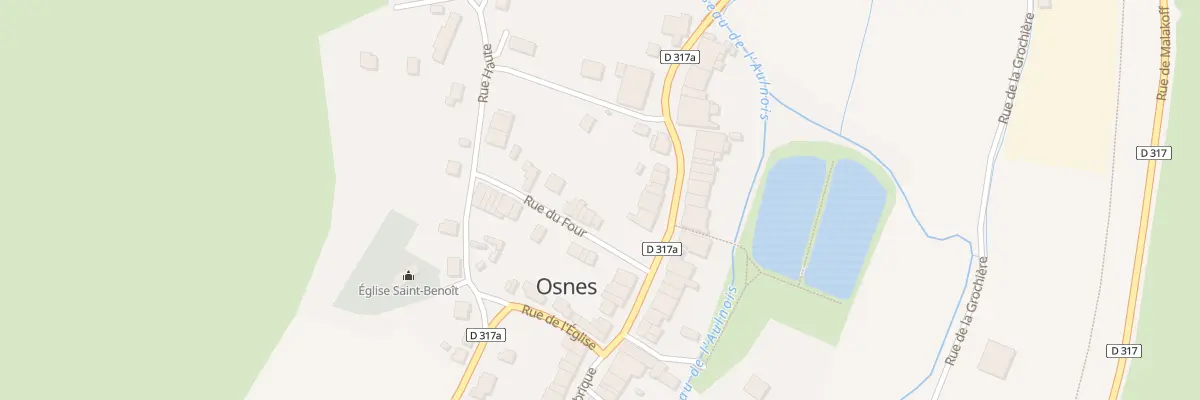 Plan du 4 Rue du Four à Osnes