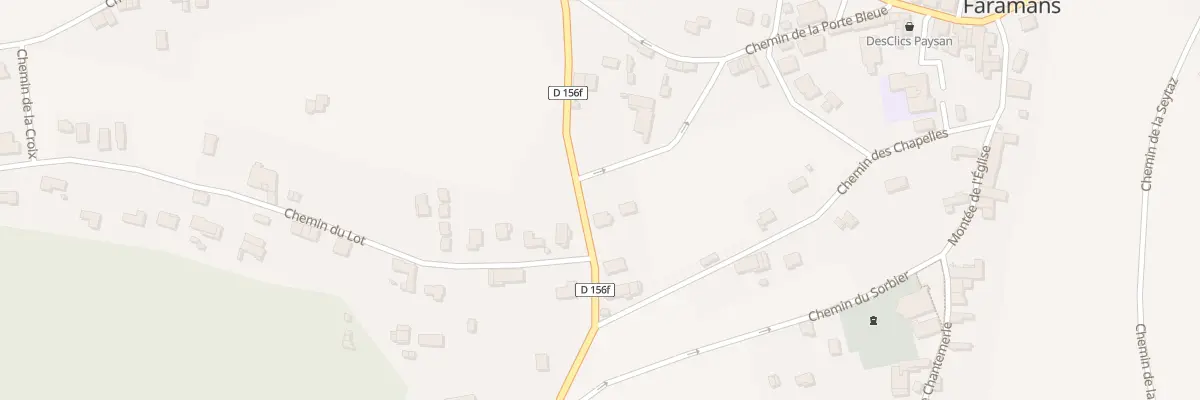 Plan du 353 Chem de la Croze à Faramans