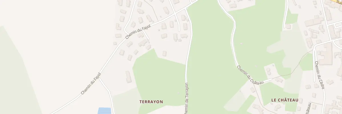 Plan du 593 Che de Terrayon à Chalamont