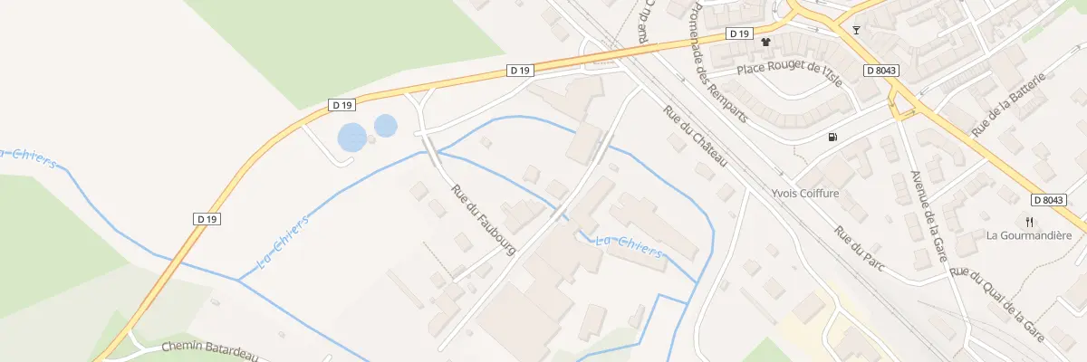 Plan du 2 Rue du Faubourg à Carignan