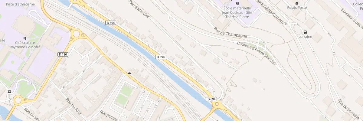 Plan du 17 Voie des Fusillés à Bar-le-Duc