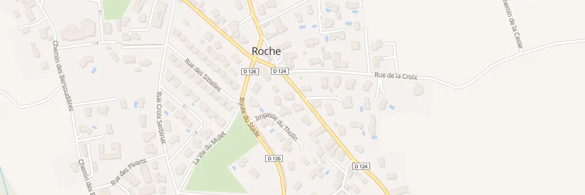Plan du 60 Rte de Four à Roche