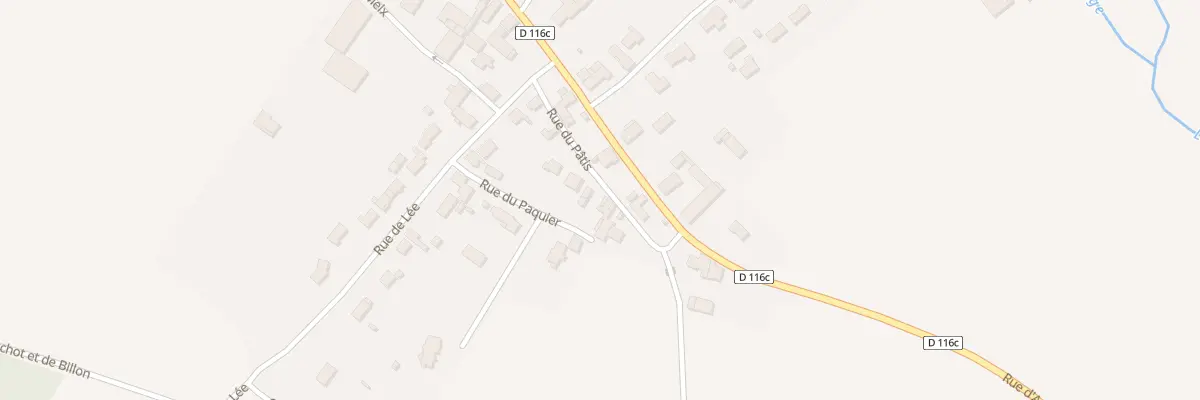 Plan du 12 Rue du Pâtis à Bessey-lès-Cîteaux