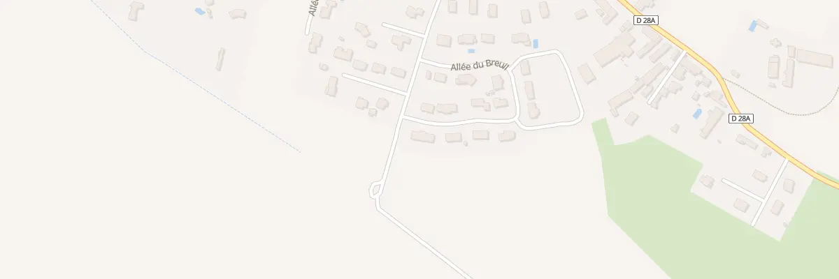 Plan du 21 All du Breuil à Brognon