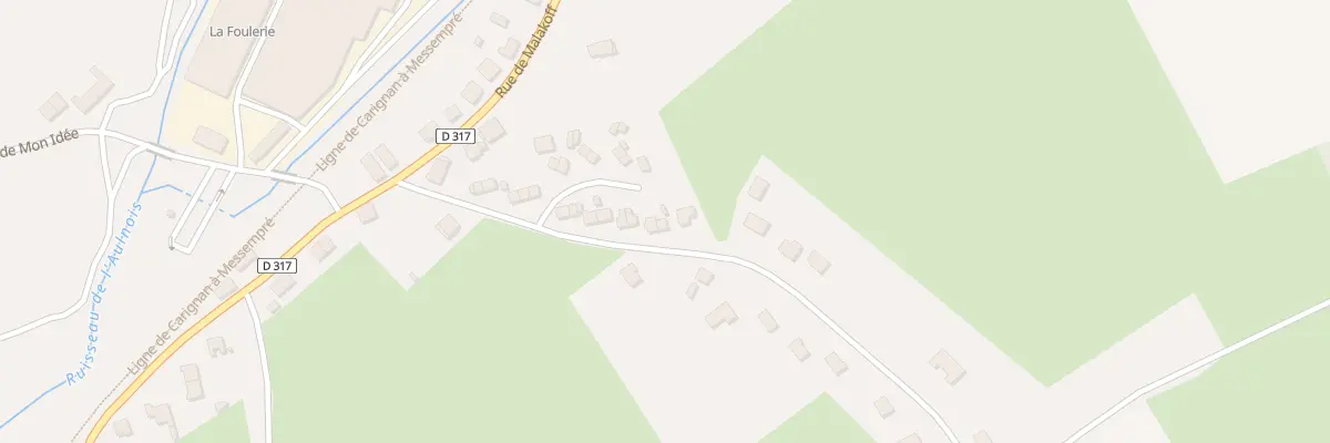 Plan du 36 Rue Jean Baptiste Clement à Carignan