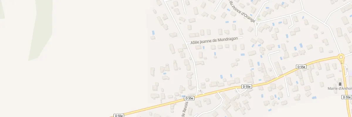 Plan du 5 Rue Noire à Anthon