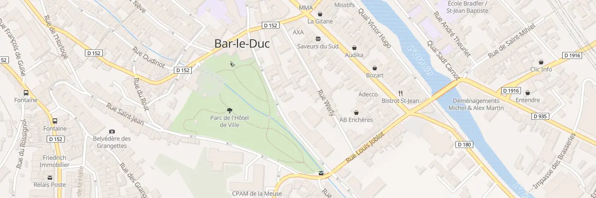 Plan du 13 Rue Werly à Bar-le-Duc
