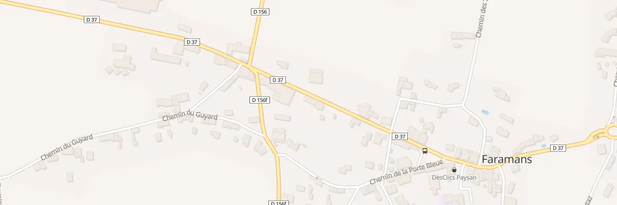 Plan du 337 Rue Centrale à Faramans