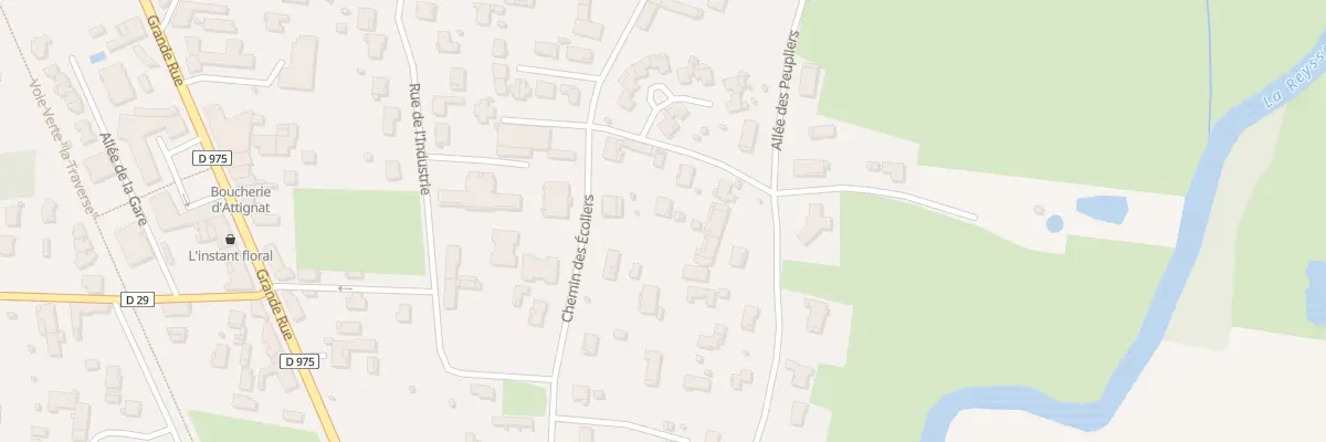 Plan du 255 Che des Ecoliers à Attignat