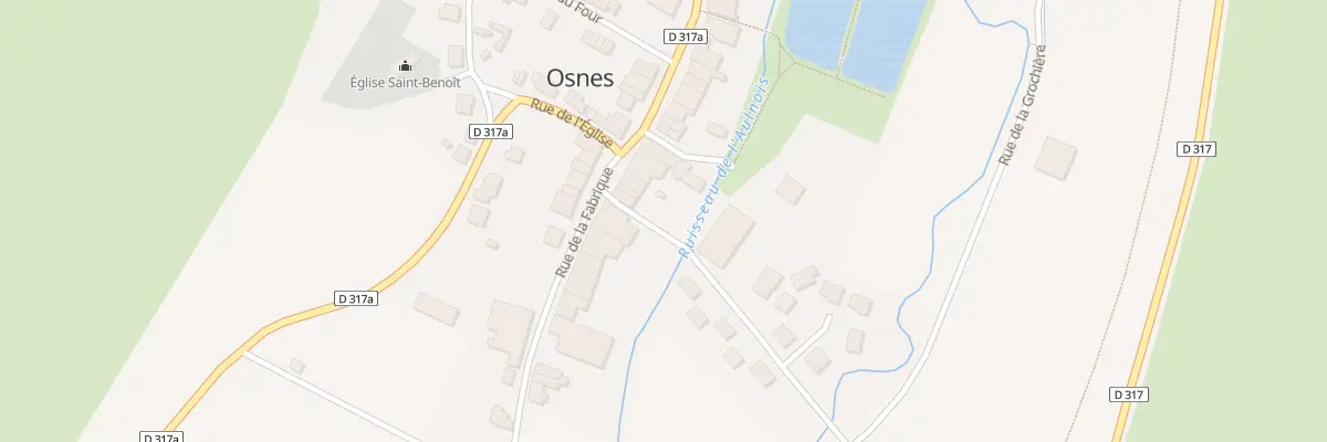 Plan du 2 Grande Rue à Osnes