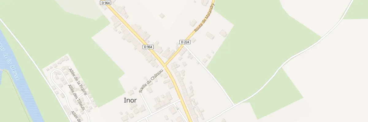 Plan du 46 Rte Principale à Inor