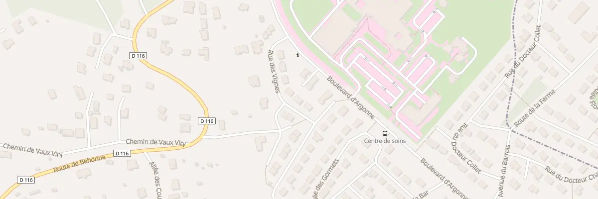 Plan du 35 Rue des Vignes à Bar-le-Duc