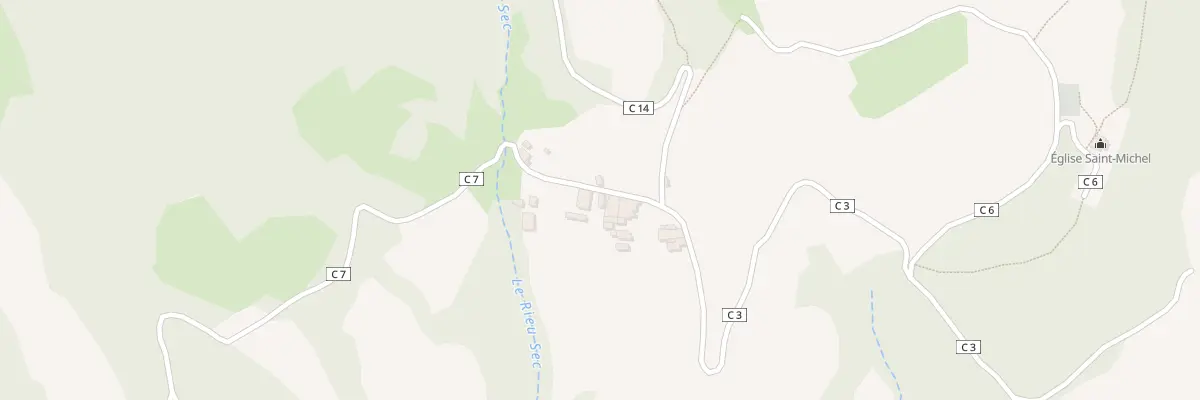 Plan du 5035 Les Bailles à Châteauneuf-de-Bordette