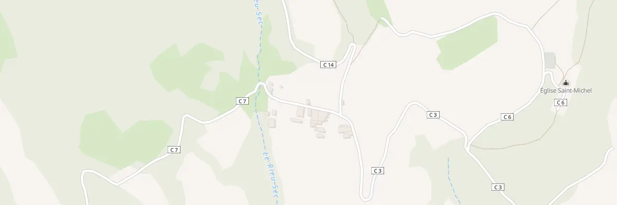 Plan du 5005 Les Bailles à Châteauneuf-de-Bordette