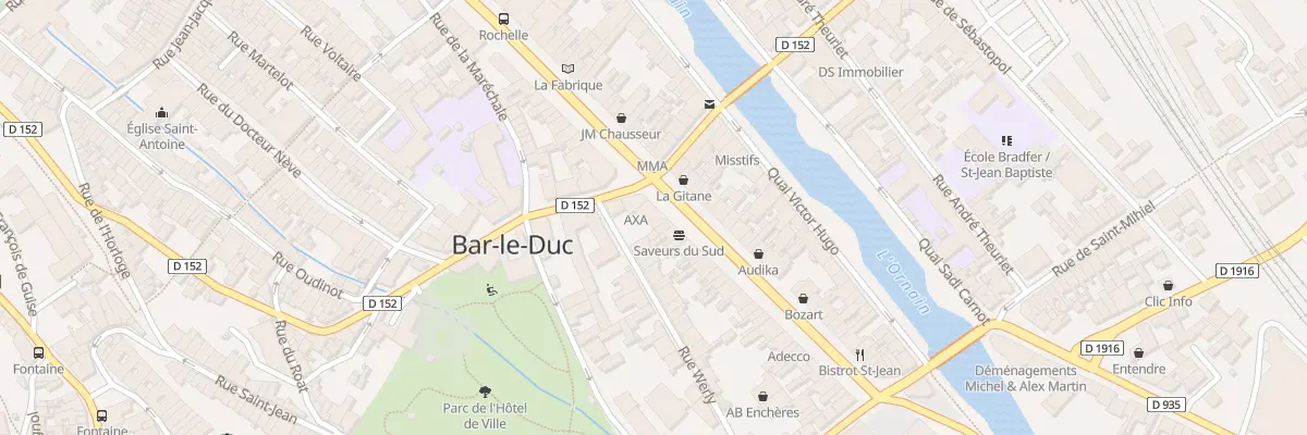 Plan du 61B Bd de la Rochelle à Bar-le-Duc