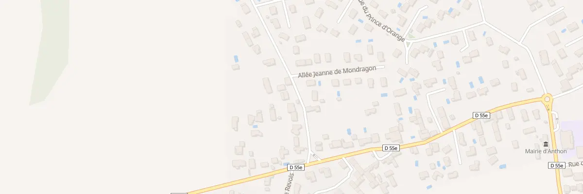 Plan du 3 Rue Noire à Anthon