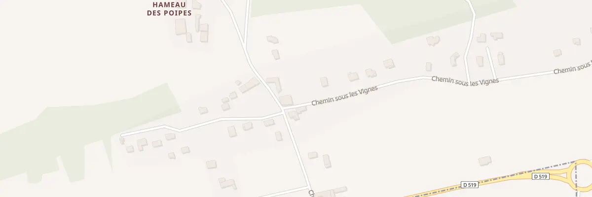 Plan du 1260 Che sous les Vignes à Marcilloles