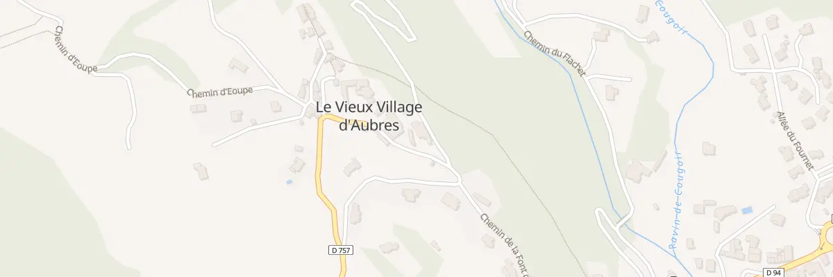Plan du 5082B Le Village à Aubres