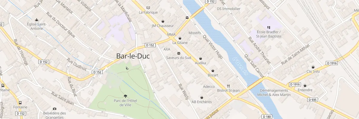 Plan du 71 Bd de la Rochelle à Bar-le-Duc