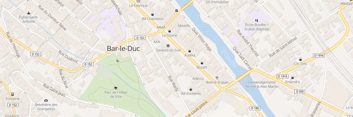 Plan du 77 Bd de la Rochelle à Bar-le-Duc