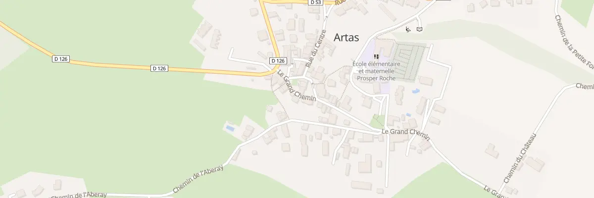 Plan du 50 Vc Le Grand Chemin à Artas