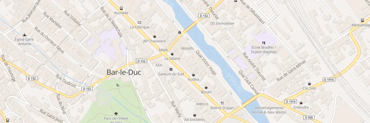 Plan du 98 Bd de la Rochelle à Bar-le-Duc