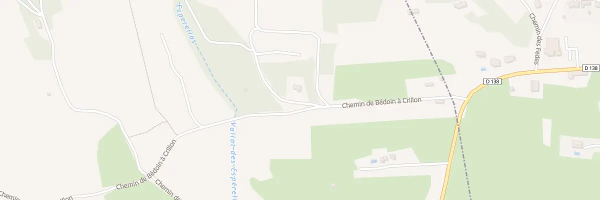 Plan du 262 Che de Bédoin à Crillon à Crillon-le-Brave