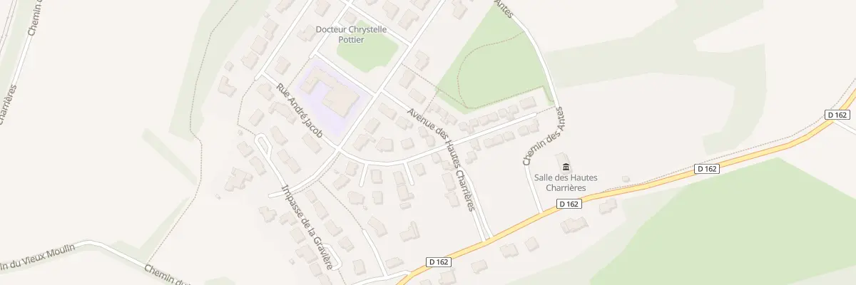 Plan du 7 Av des Htes Charrieres Choign à Chamarandes-Choignes