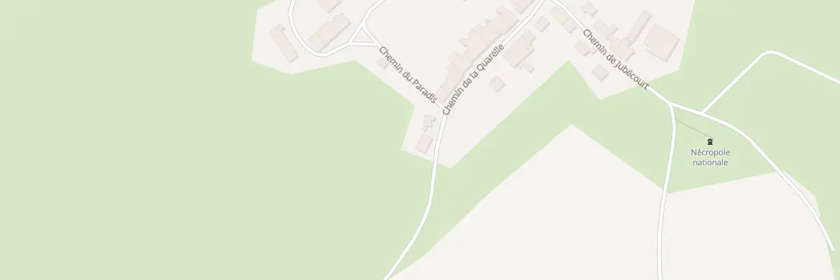 Plan du 18 Che de Quarelle à Brocourt-en-Argonne