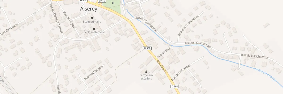 Plan du 8 Rue du Jura à Aiserey