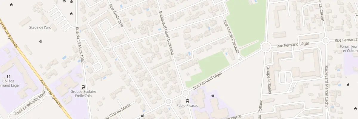 Plan du 9001 Cité de la Molle à Berre-l’Étang