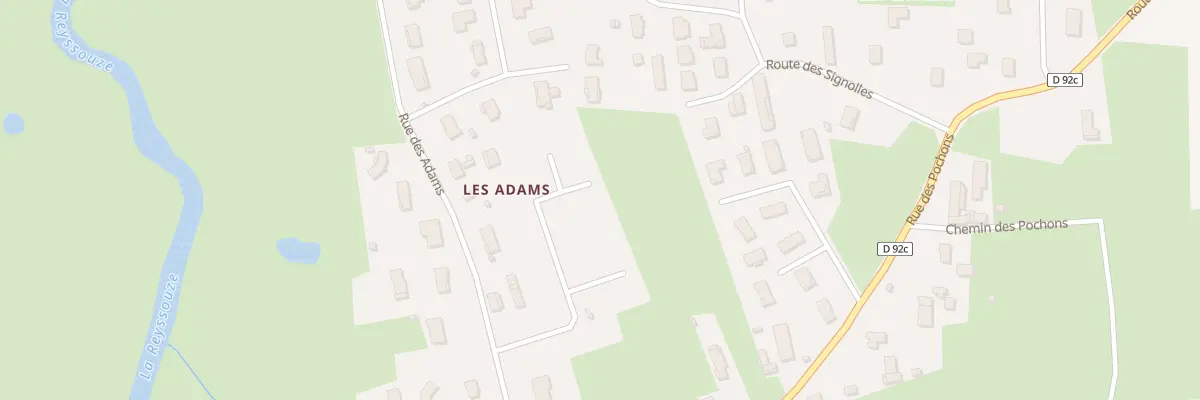Plan du 236 Rue des Mesanges à Bresse Vallons