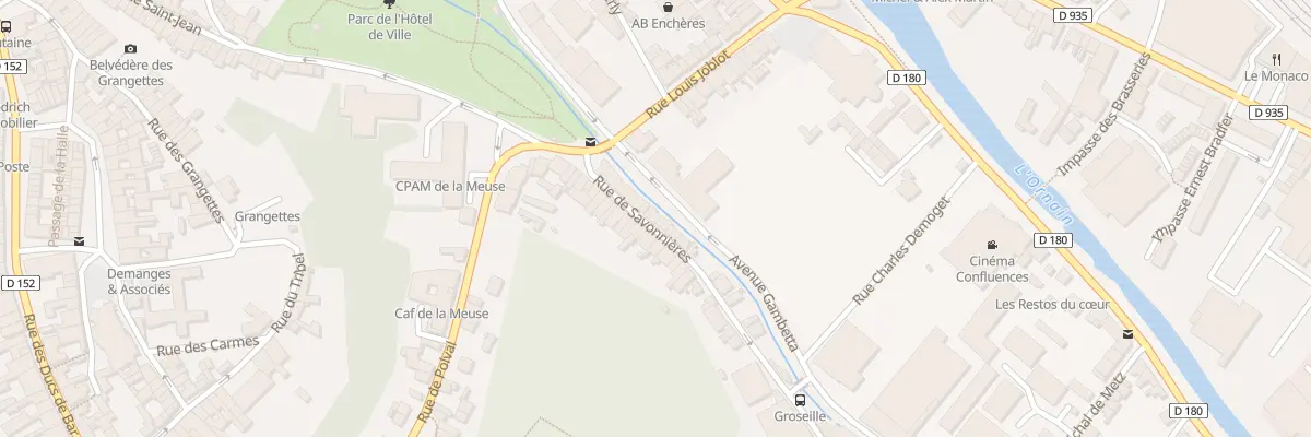 Plan du 16 Rue de Savonnières à Bar-le-Duc