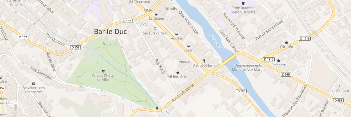 Plan du 91 Bd de la Rochelle à Bar-le-Duc