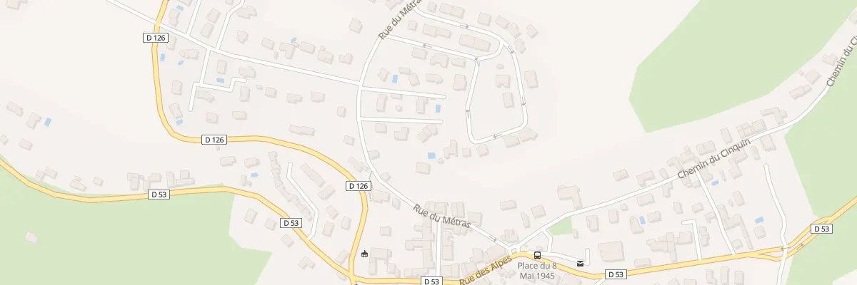 Plan du 2463 Rue du Métras à Artas