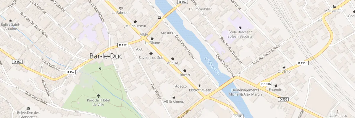 Plan du 114 Bd de la Rochelle à Bar-le-Duc