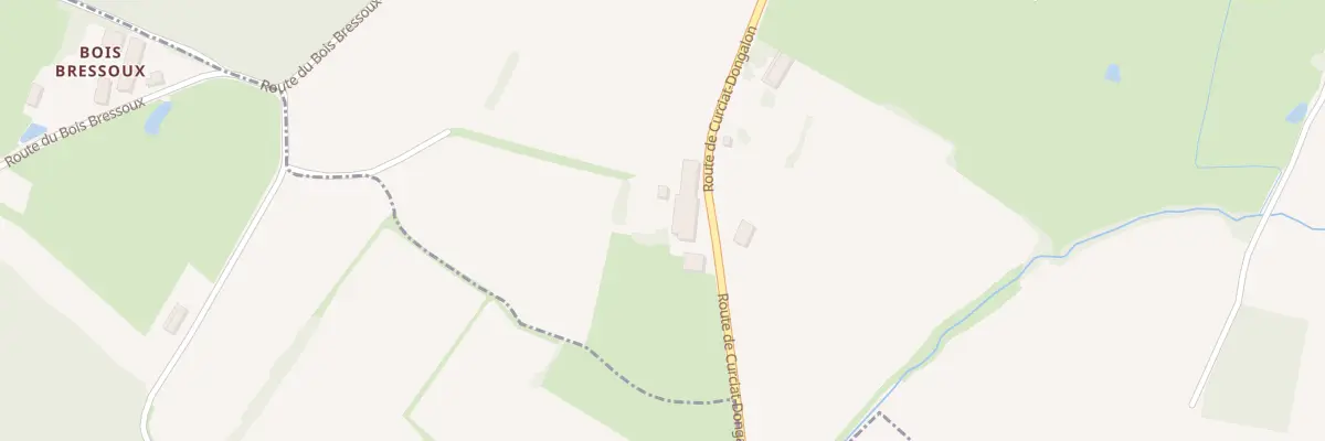 Plan du 1300 Rte de Curciat à Montpont-en-Bresse