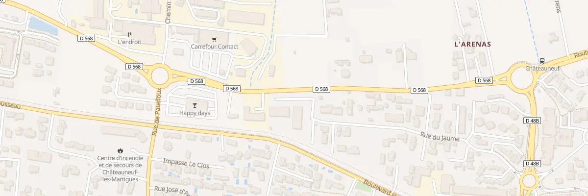 Plan du 73 Rue du Jaume à Châteauneuf-les-Martigues