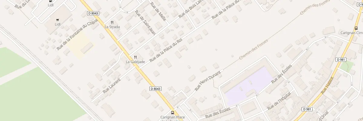 Plan du 4B Rue de la Piece du Roi à Carignan