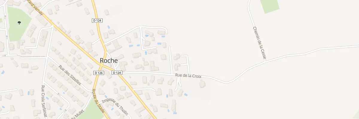 Plan du 187 Rue de la Croix à Roche